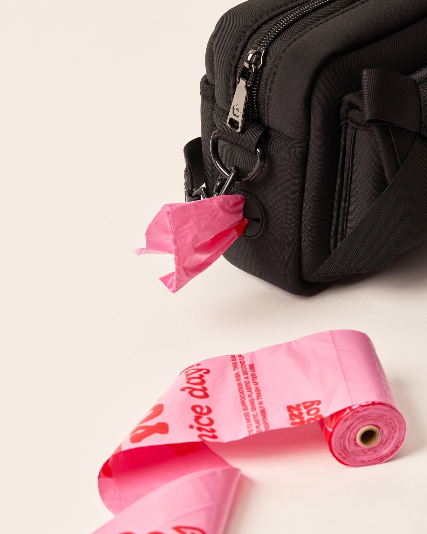 Fuzzboy Originals – Unscented Pink Dog Waste Poop Bag Pack – 180 Bags