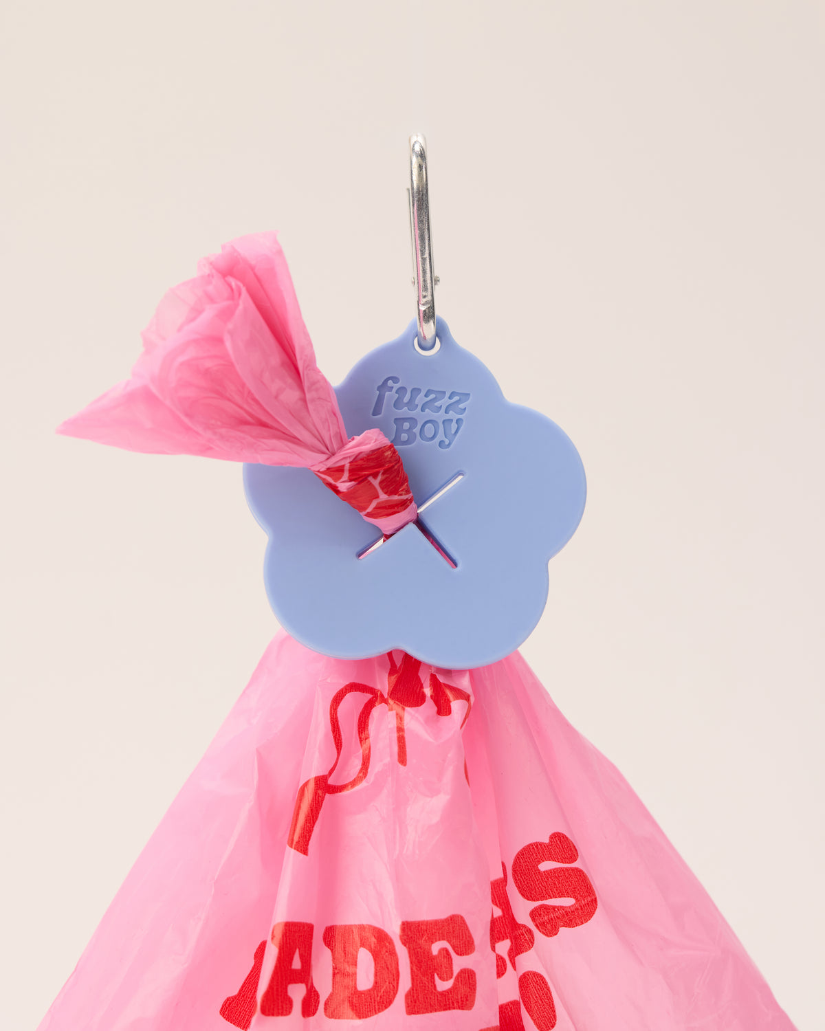 Fuzzboy Originals – Flower Bag Charm – Hands-Free Poop Bag Carrier